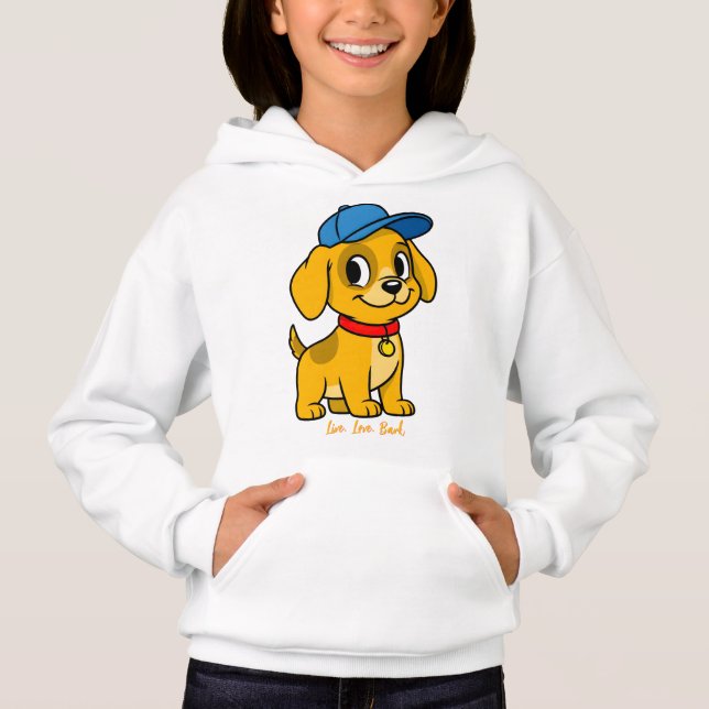 Cachorro Feliz con Gorra Azul (Anverso)