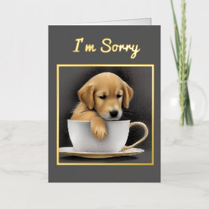 Cachorro Golden Retriever Bebé en una Taza Gráfica