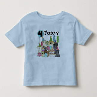Cachorros 4º cumpleaños Camisetas y regalos