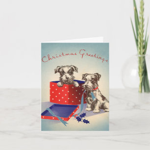 Cachorros adorables, Felicitaciones de Navidad vin