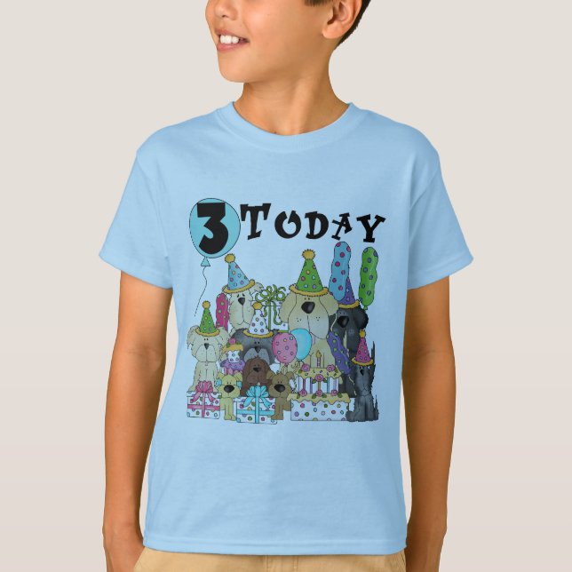 Cachorros camisetas y regalos de cumpleaños (Anverso)