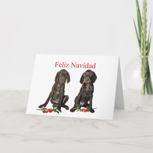 Cachorros de navidad en alemán (Anverso)