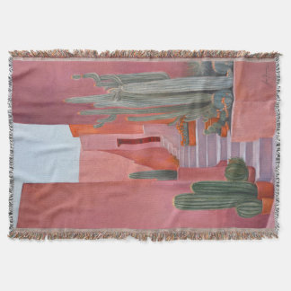 Cacti Ally | Manta de lanzamiento de arte | Pintur
