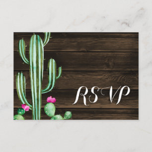 Cactus Barn Wood RSVP