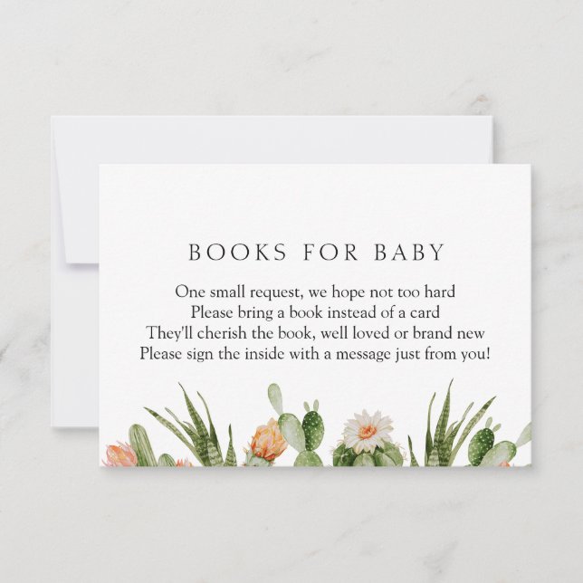 Cactus Books para la Tarjeta de Alojamiento para B (Anverso)