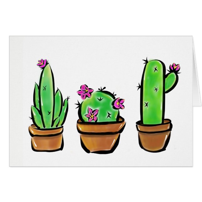 Cactus cactus succulantes (Anverso (Horizontal))