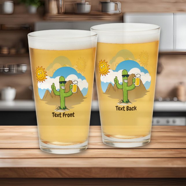 Cactus con cerveza (Subido por el creador)