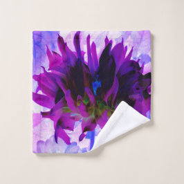 Cactus Dahlia morado y negro asombroso