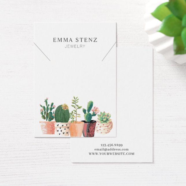 Cactus de flores acuáticas ・ Pantalla de collar (Escritorio)