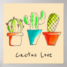Cactus de México arte de ilustracion lindo