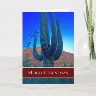Cactus del desierto de Arizona, navidad