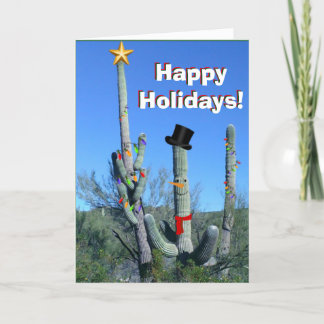 Cactus del tiempo del navidad -