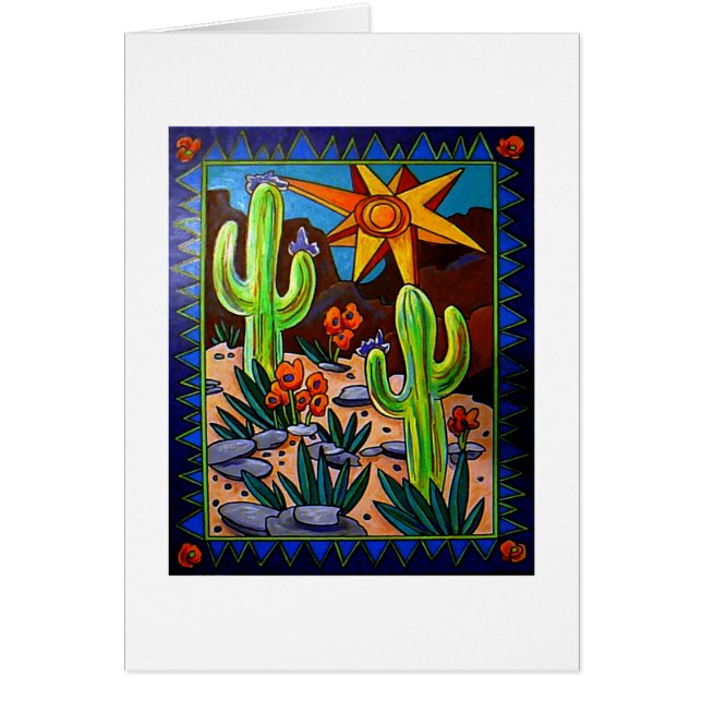 Cactus en el sudoeste (Frente)