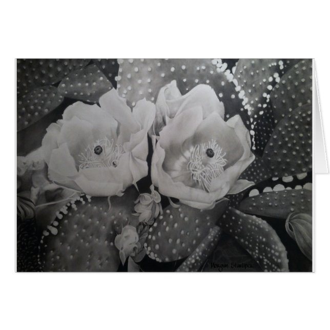 Cactus en flor (Anverso (Horizontal))