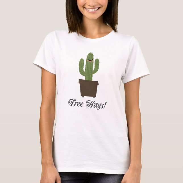 Cactus Free Hugs | Camiseta (Anverso)