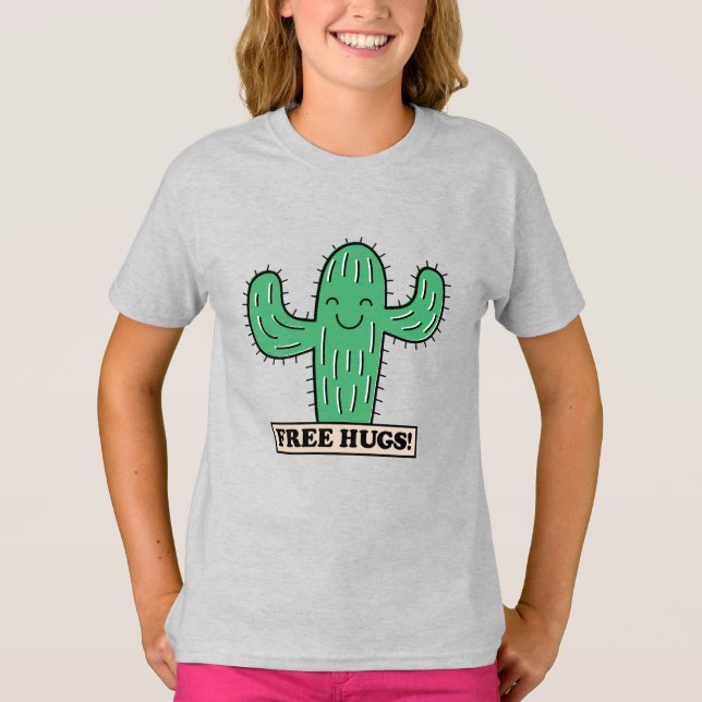 Cactus Hugs gratis camisetas y chaquetas (Anverso)