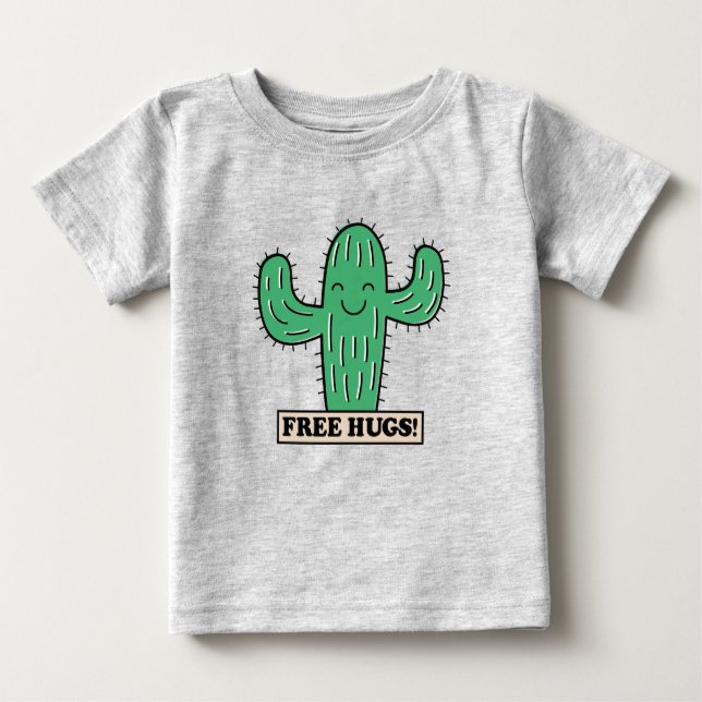 Cactus Hugs gratis camisetas y chaquetas (Anverso)