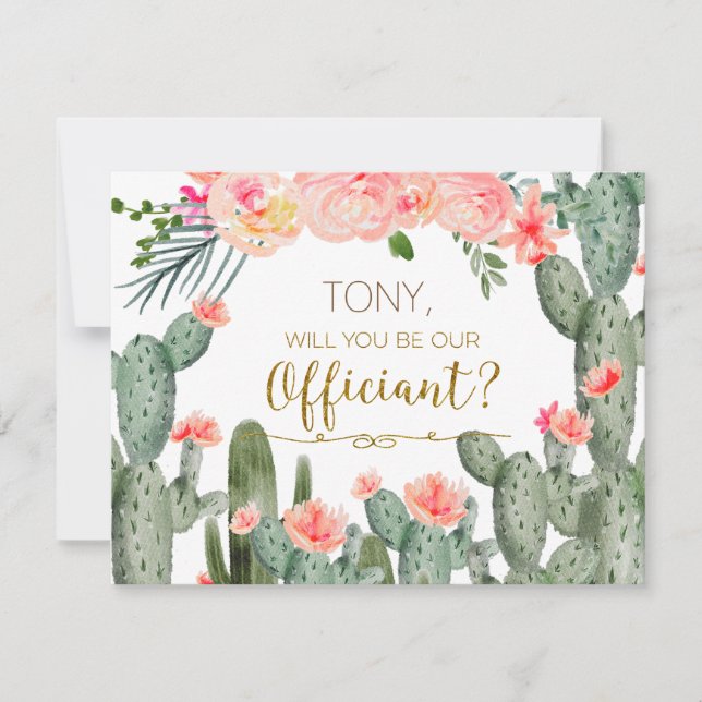 Cactus Mexican Serás Nuestra Tarjeta Oficial (Anverso)