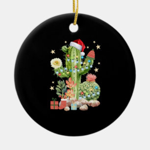Cactus Navidades Decoración Camiseta