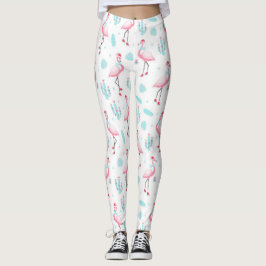 Cactus Navidades Flamingos Leggings