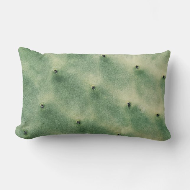 Cactus Pastel Pale Green Suculento Almohada De Cuc (Anverso)