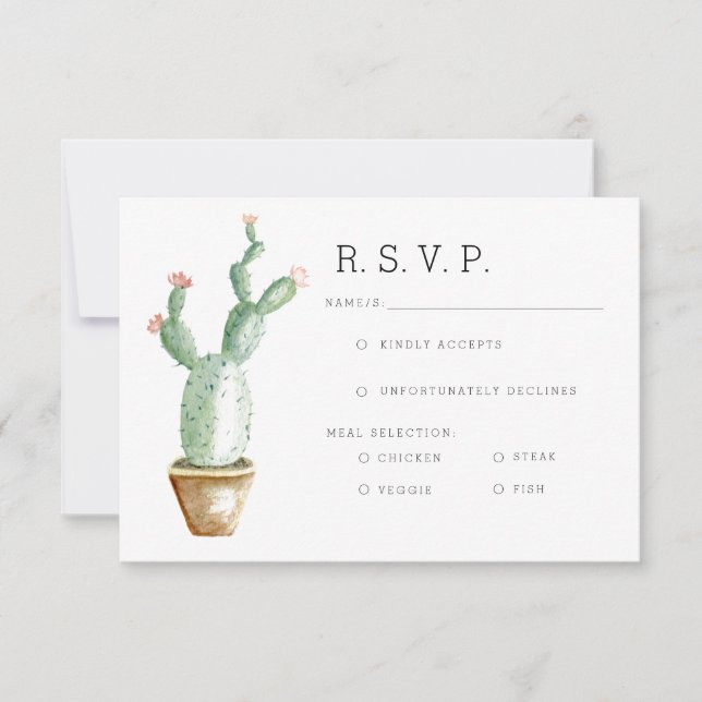 Cactus Planter | Acuarela RSVP (Anverso)