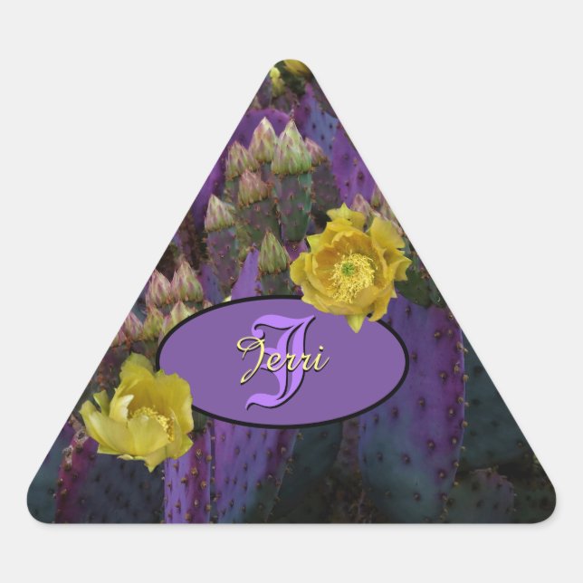 Cactus Púrpura Con Sellos para sobres De Flores Am