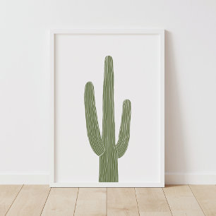 Cactus Saguaro Verde Decoración de Vivero del Suro