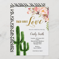 Cactus Taco acerca de Amor Invitación a la Ducha B