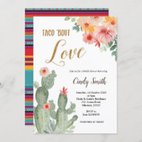 Cactus Taco acerca de Amor Invitación a la Ducha B