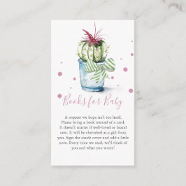 Cactus Tema Libro De Invitación Para Bebés