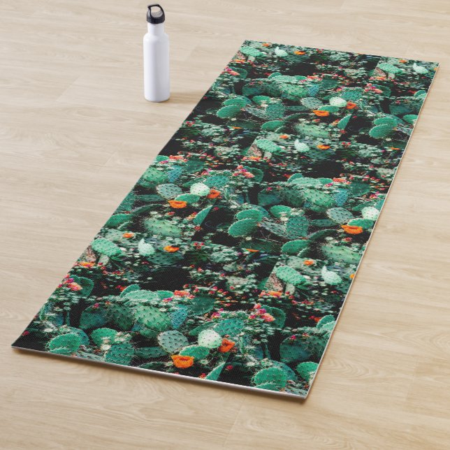 Cactus Tiles Yoga Mat (In situ)