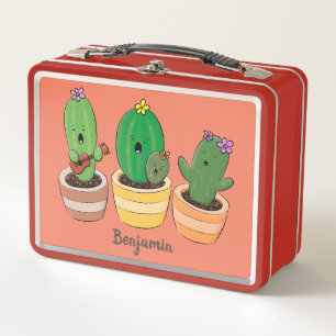 Cactus trío canto personalizado ilustracion