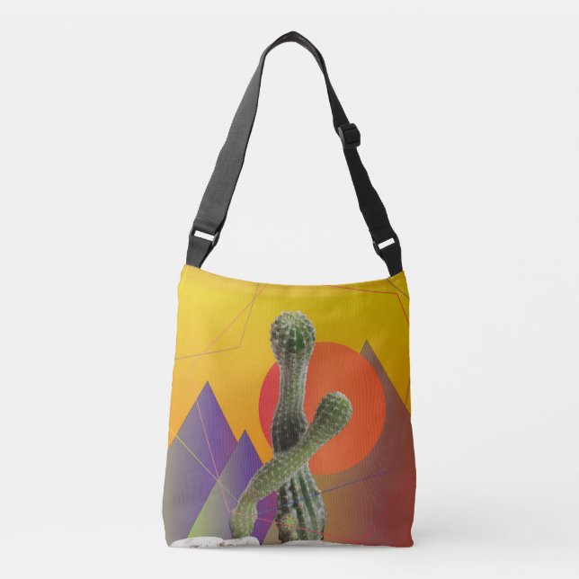 Cactus y Bolsa de cuerpo cruzado del sol (Anverso)