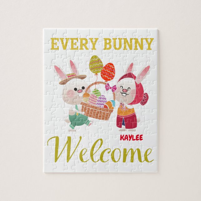"CADA BUNNY" PUZZLE PERSONALIZADO (Vertical)