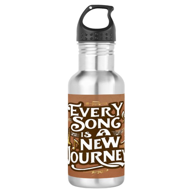 Cada canción es un nuevo viaje 2 botella de agua (Anverso)