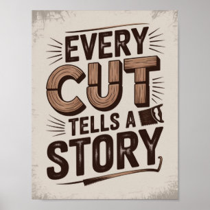 Cada corte cuenta una historia - Arte rústico de c