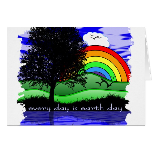 Cada día es el Día de la Tierra (Anverso (Horizontal))