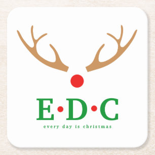 Cada Día es Navidad Posavasos de Papel