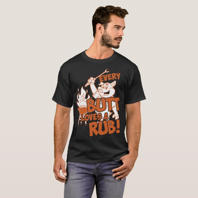 Cada extremo ama una camiseta del Bbq de la (Anverso completo)
