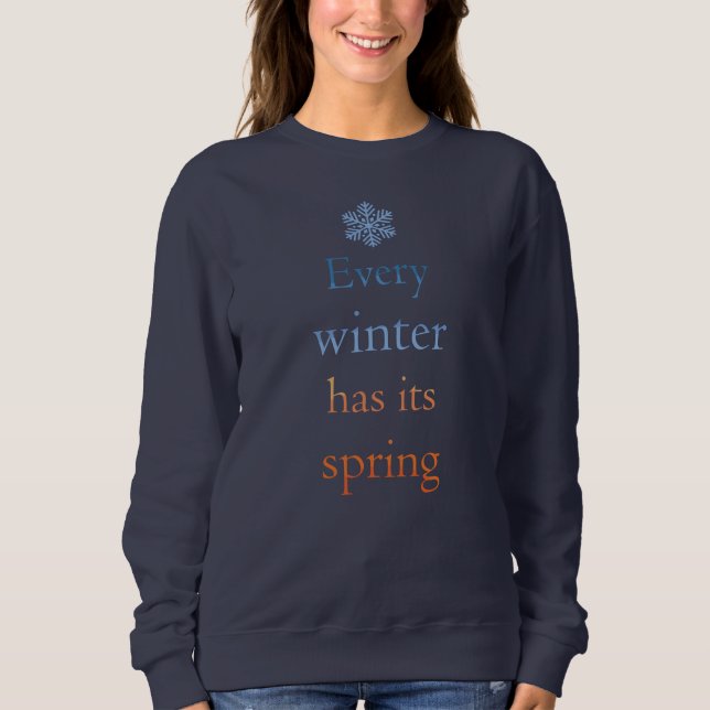 Cada invierno tiene una camisa de primavera (Anverso)