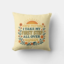 Cada mañana doy mi primer paso - almohada