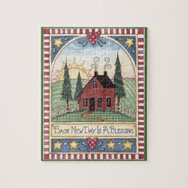 Cada nuevo día es un rompecabezas de bendición de (Vertical)