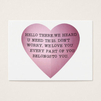 CADA PARTE DE TI PERTENECE A TI.