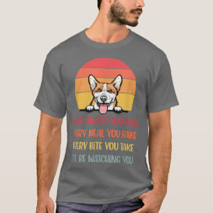 Cada refrigerio que haces una camiseta de perro de