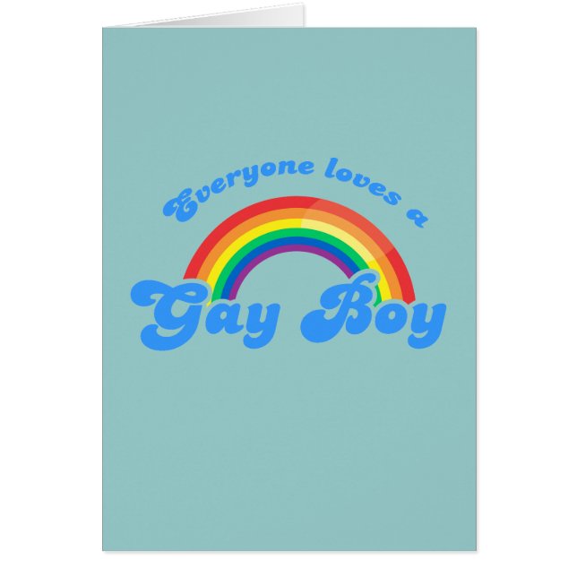 Cada uno ama a un muchacho gay (Frente)