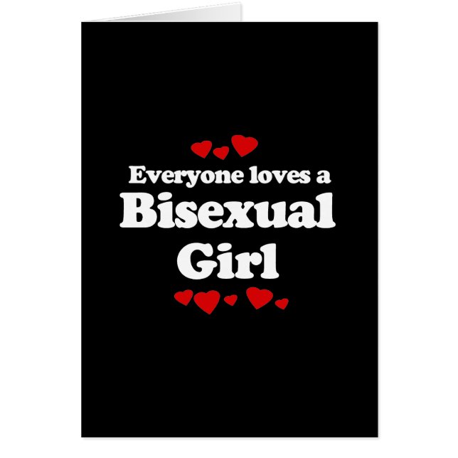 Cada uno ama una camiseta bisexual del chica (Frente)