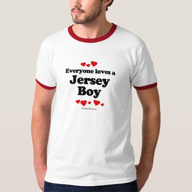 Cada uno ama una camiseta del muchacho del jersey (Anverso)