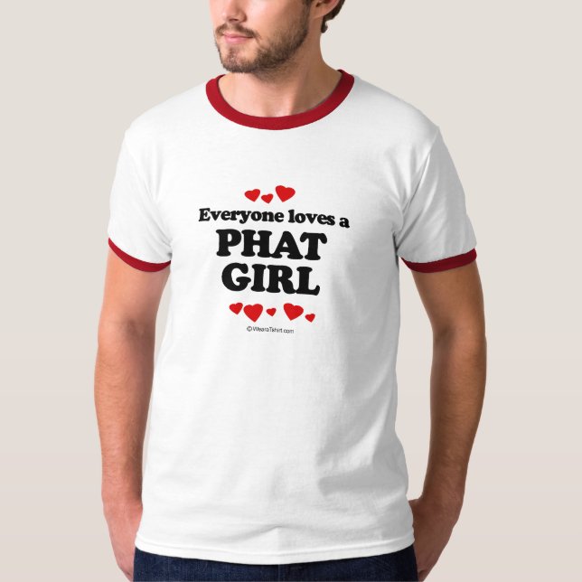Cada uno ama una camiseta fantástica del chica (Anverso)