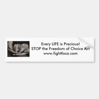 Cada VIDA es… pegatina para el parachoques